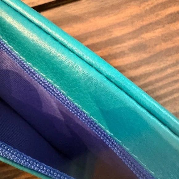 ILI New York Smooth Leather Soft Eyeglass Case Zip Glasses Wallet RFID NWT - Picture 4 of 5